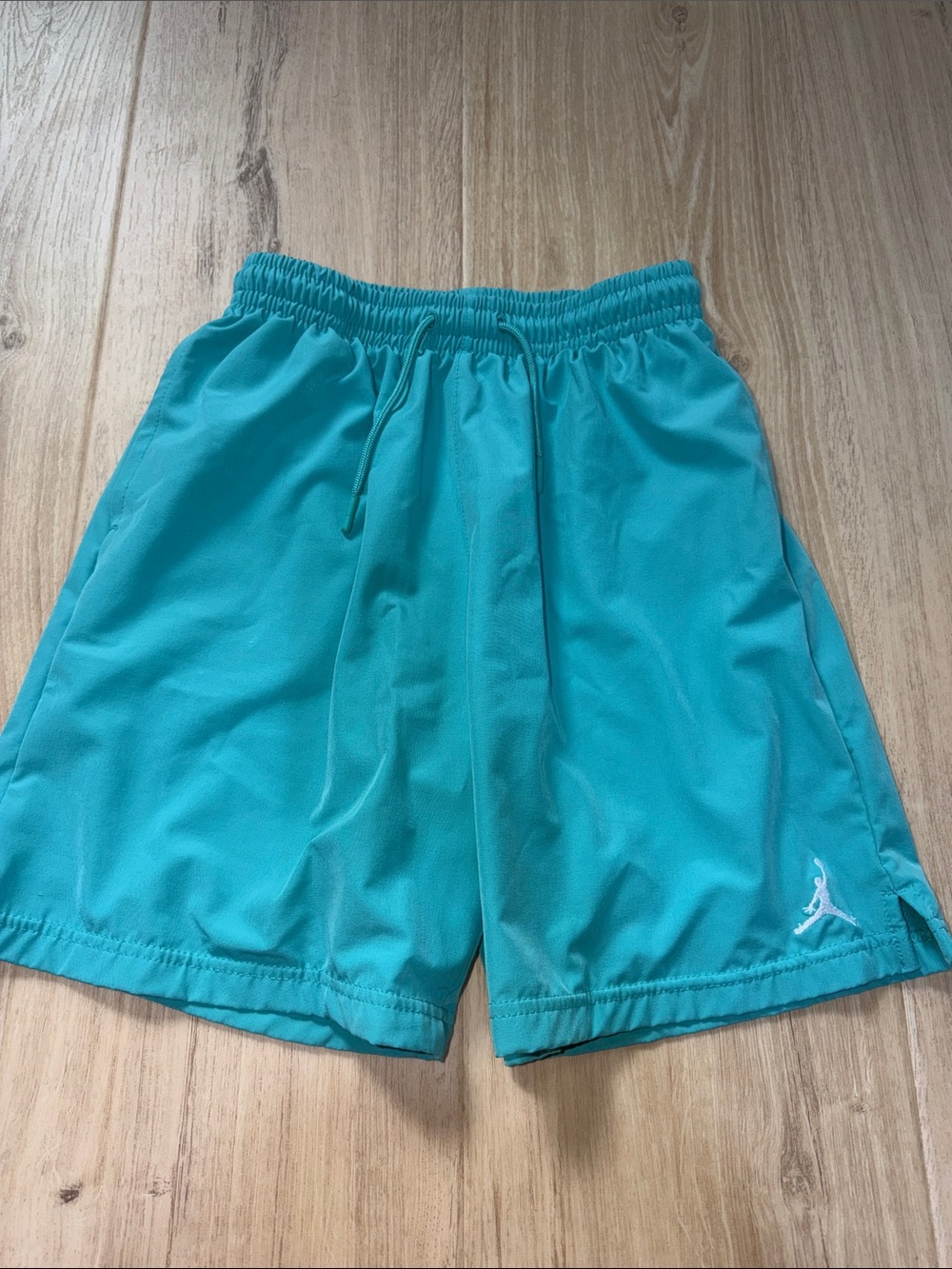 Jordan youth size large Teal Athletic Shorts with Jordan logo size large